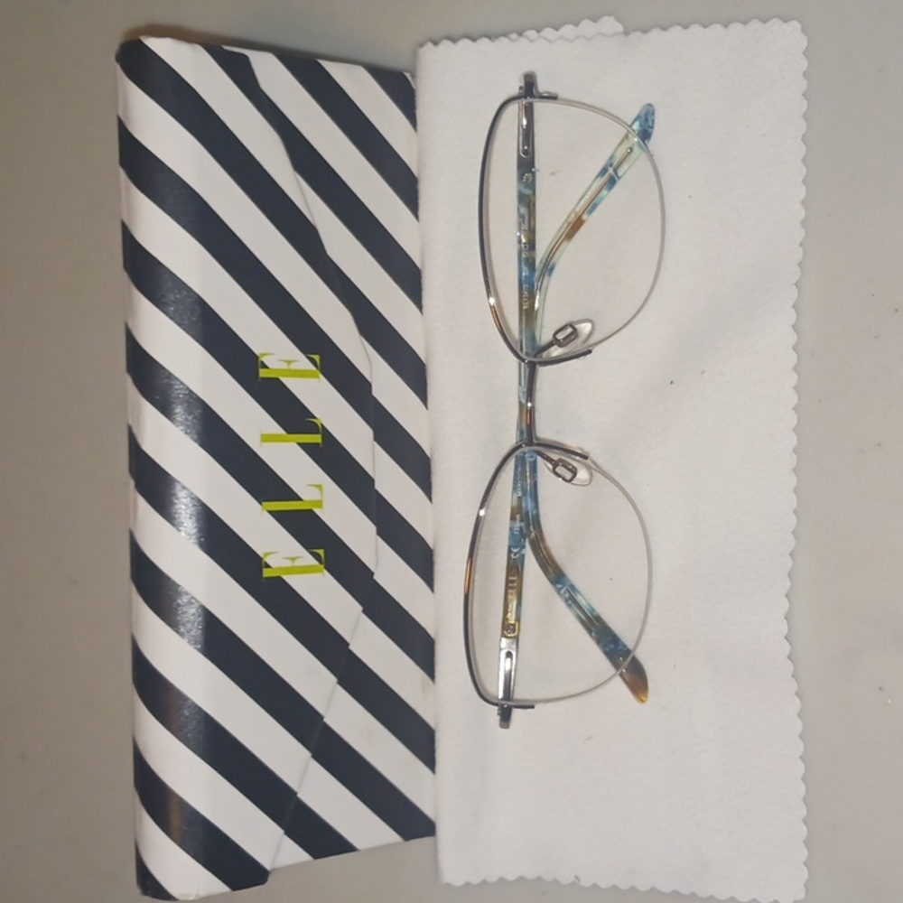 New EllE metal &plastic glasses